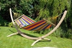 Hängematte mit Gestell Siesta Grande Deluxe Caribe Paradiso Set by MacaMex MA-90373 color multicolor