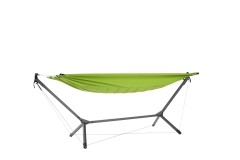 QNUX Home - Kompaktes Hängemattenset grün gepolstert by MacaMex QN-HQGREEN color grün