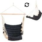 SoftChair Schwarz-Creme FSC zertifiziert Hängesessel wetterfest by MacaMex MA-11507 color negro