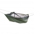 DD superlight Frontline olivegrün einlagig mit Whoopie slings by DD Hammocks DD-02184 color verde