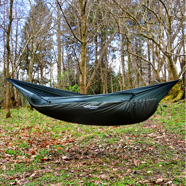 Underquilt wärmt von unten die Hängematte